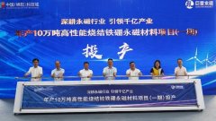 巨星(绵阳)年产10万吨高性能烧结钕铁硼永磁材料